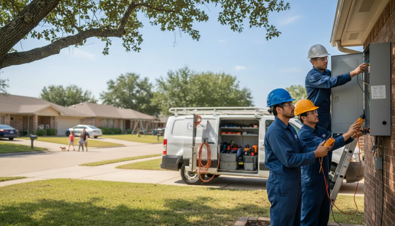 Certified electrician providing emergency electrical services in Crowheart, WY